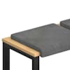 vidaXL Pingipadja 2 tk Samet Tumehall S&uuml;gavus 35 cm