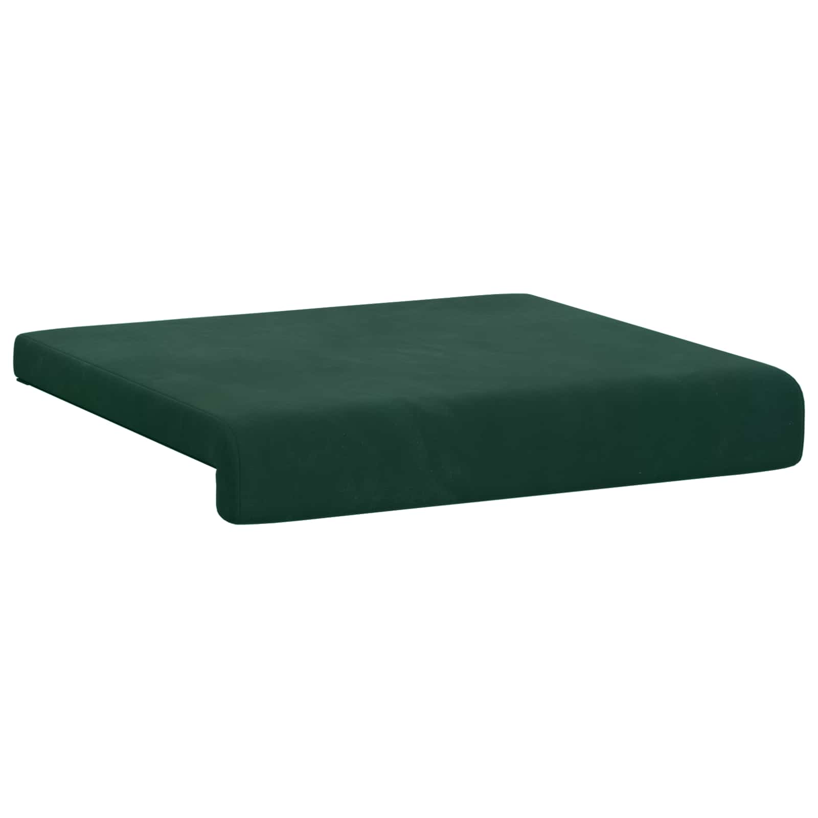 Bankkussen 2 pcs fluweel Donkergroen Diepte 35 cm image 5