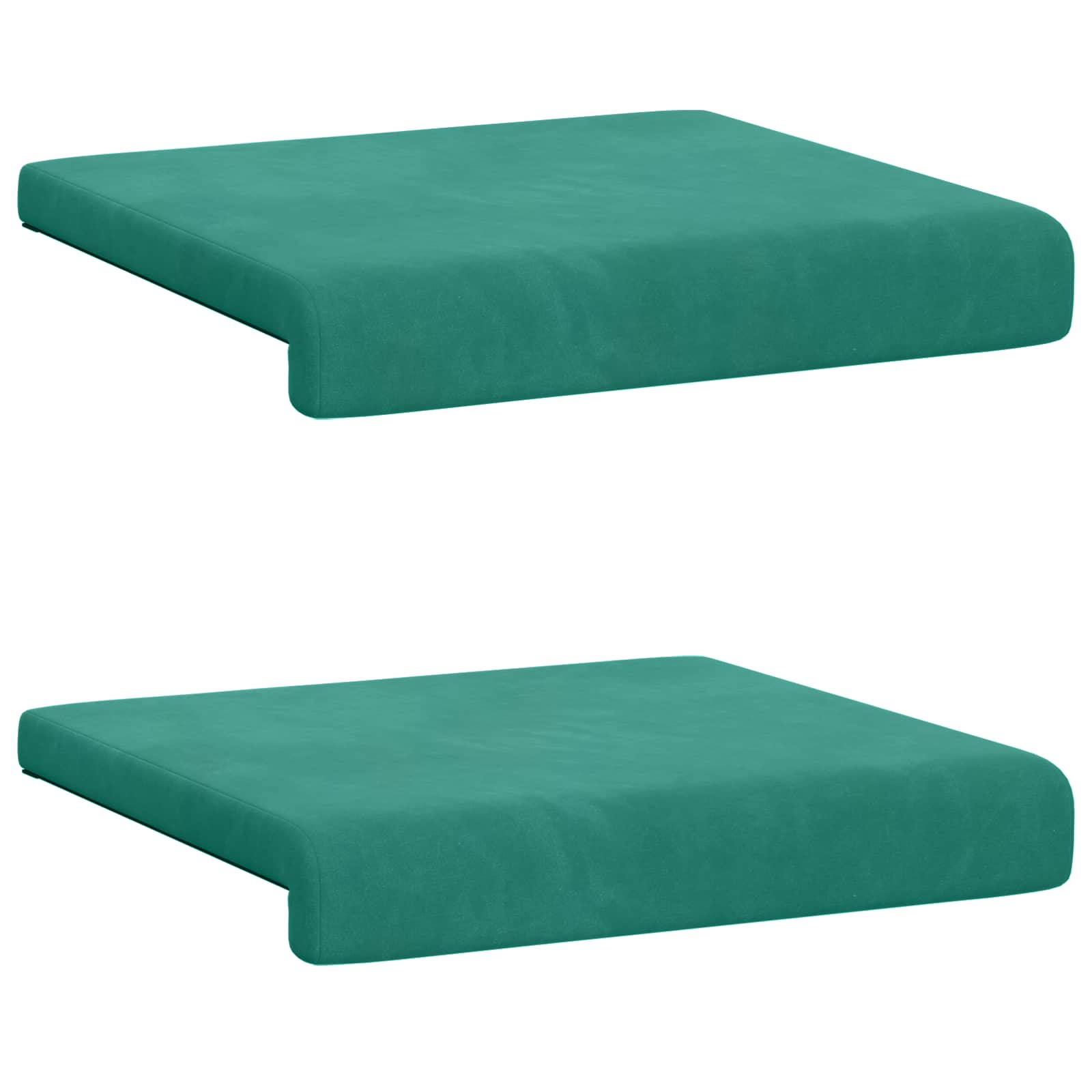 Bankkussen 2 pcs fluweel Turquoise Diepte 35 cm image 6