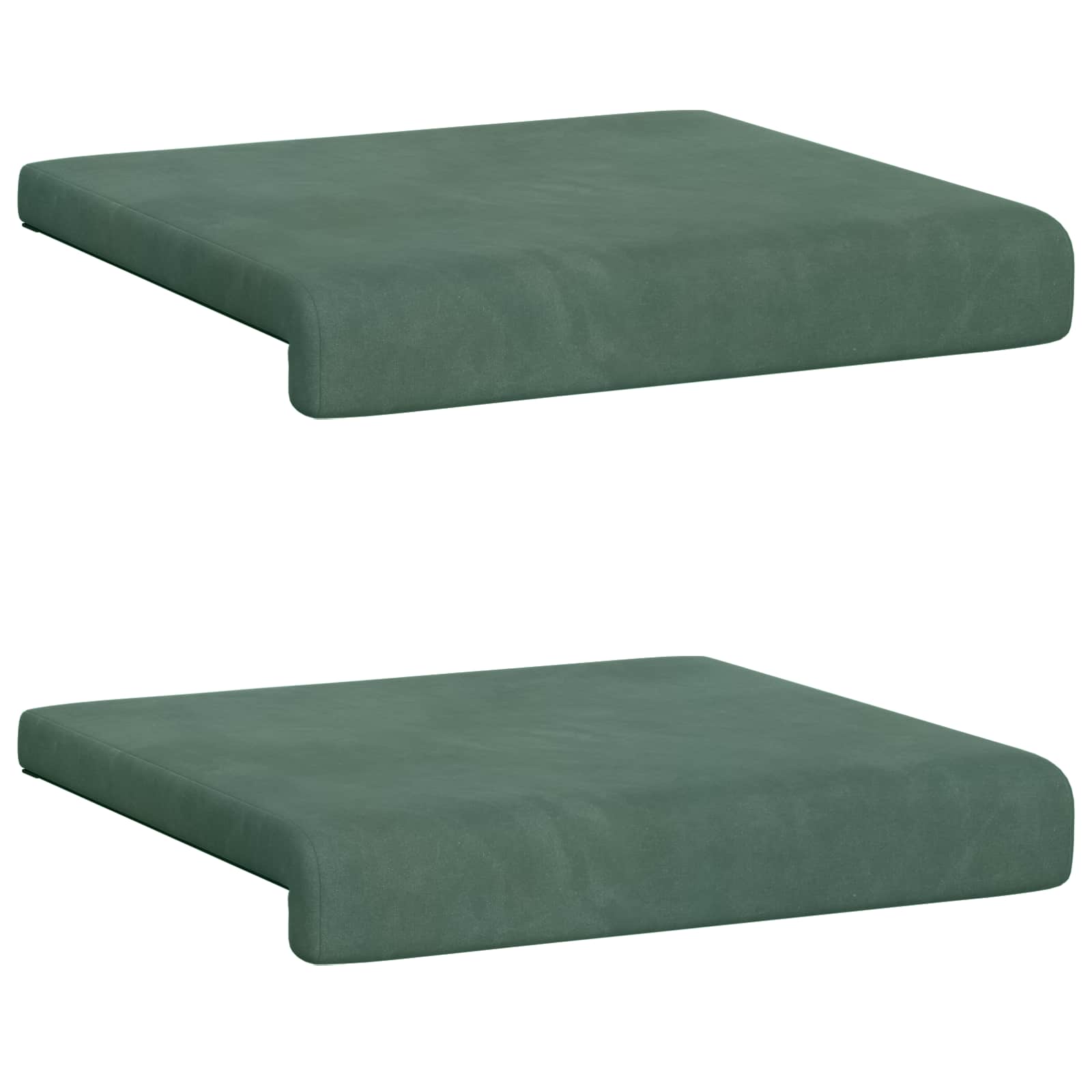 Bankkussen 2 pcs fluweel Zeegroen Diepte 35 cm image 6