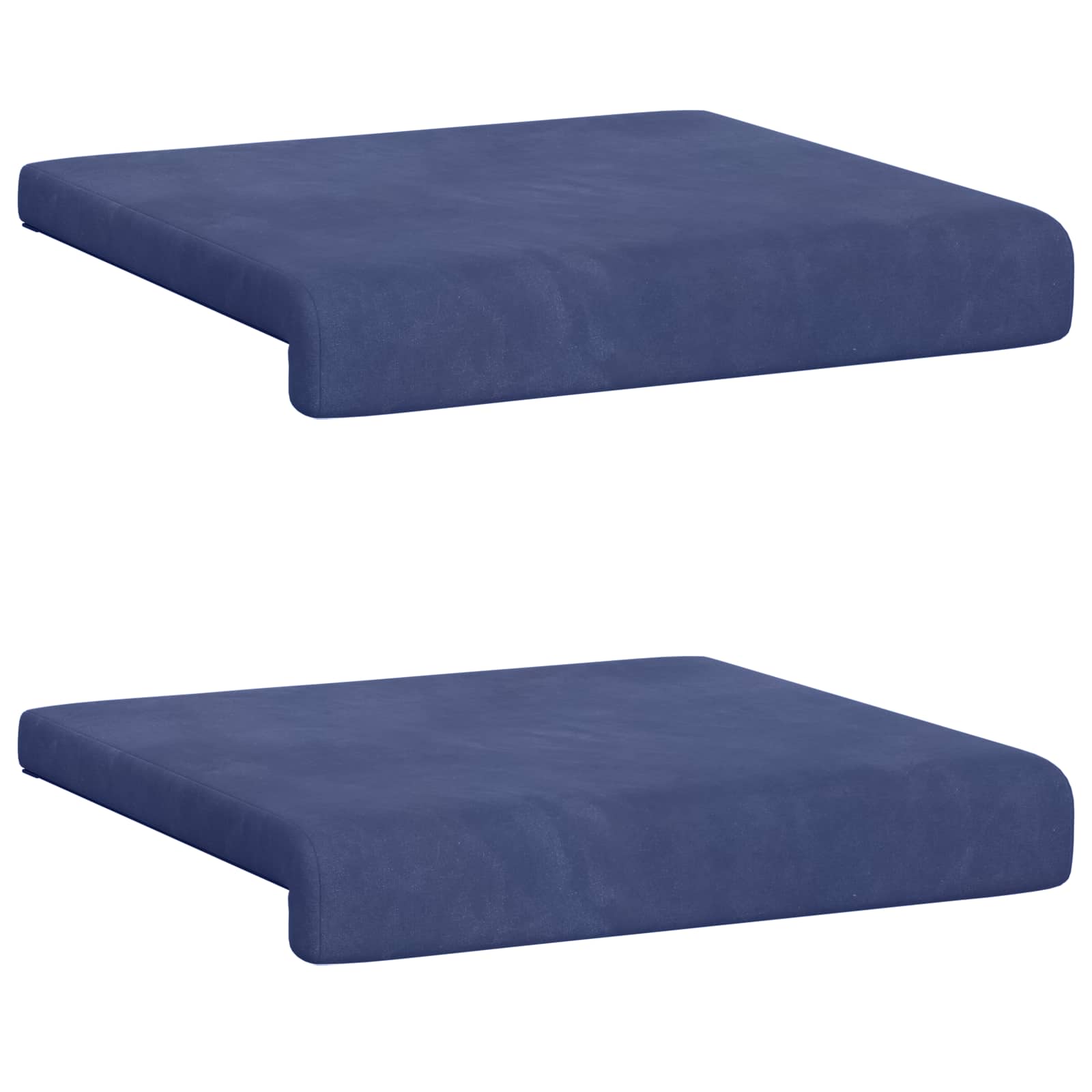 Bankkussen 2 pcs fluweel Politieblauw Diepte 35 cm image 6