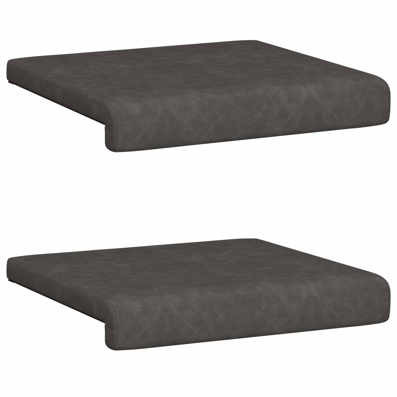 Bankkussen 2 pcs Kunstleer Zwart Diepte 35 cm image 6