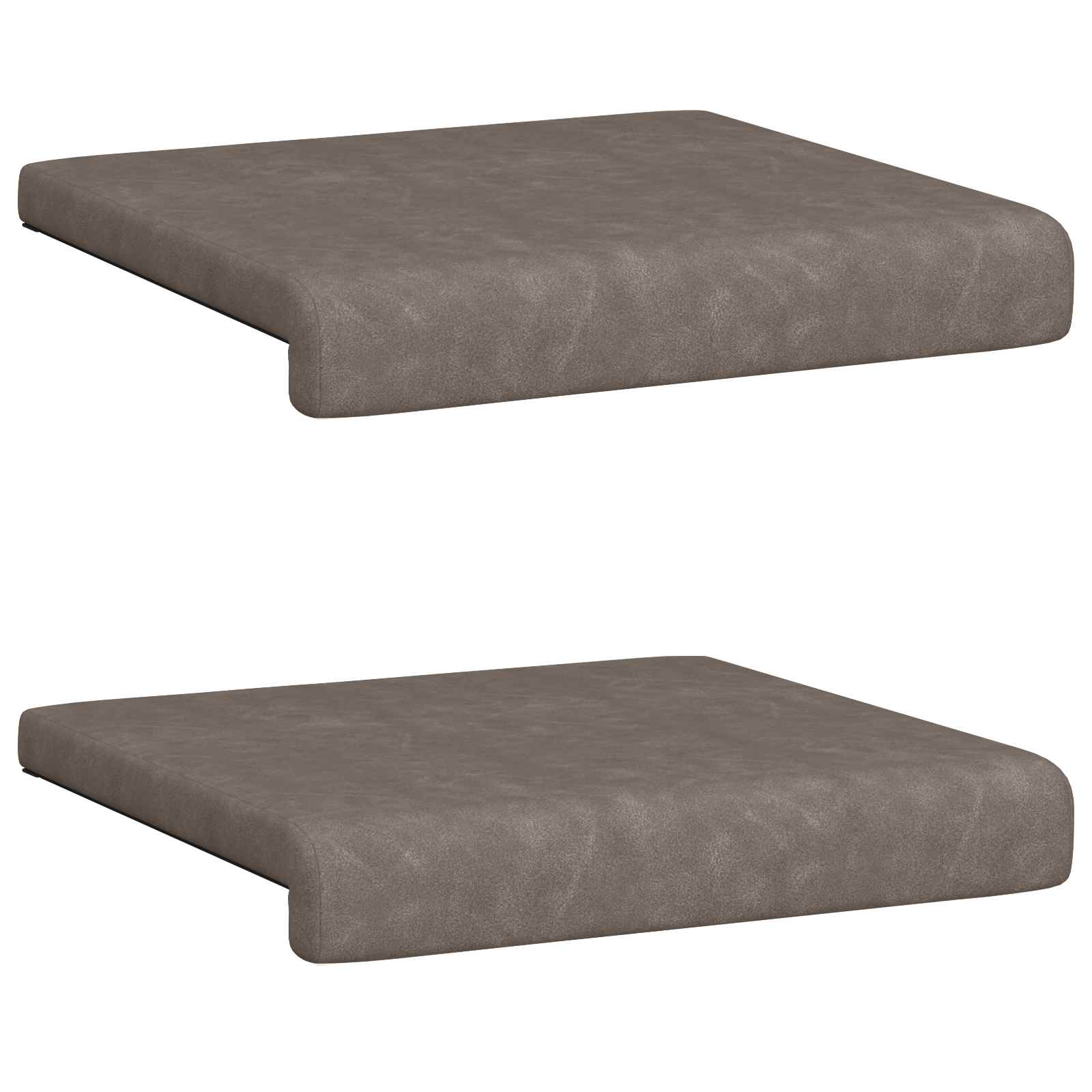 Bankkussen 2 pcs Kunstleer Grijs Diepte 35 cm image 6