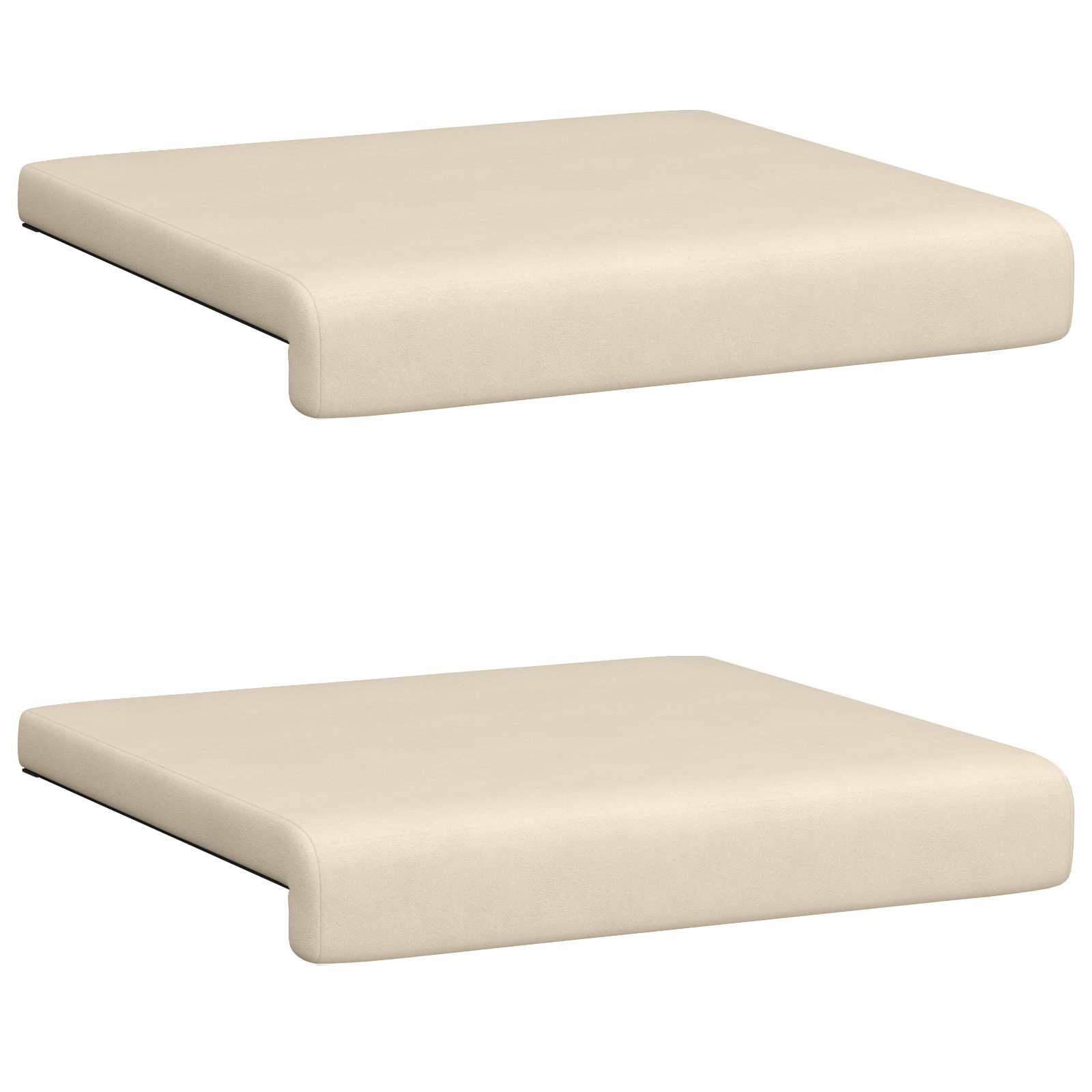 Bankkussen 2 pcs Microvezel Beige Diepte 35 cm image 6