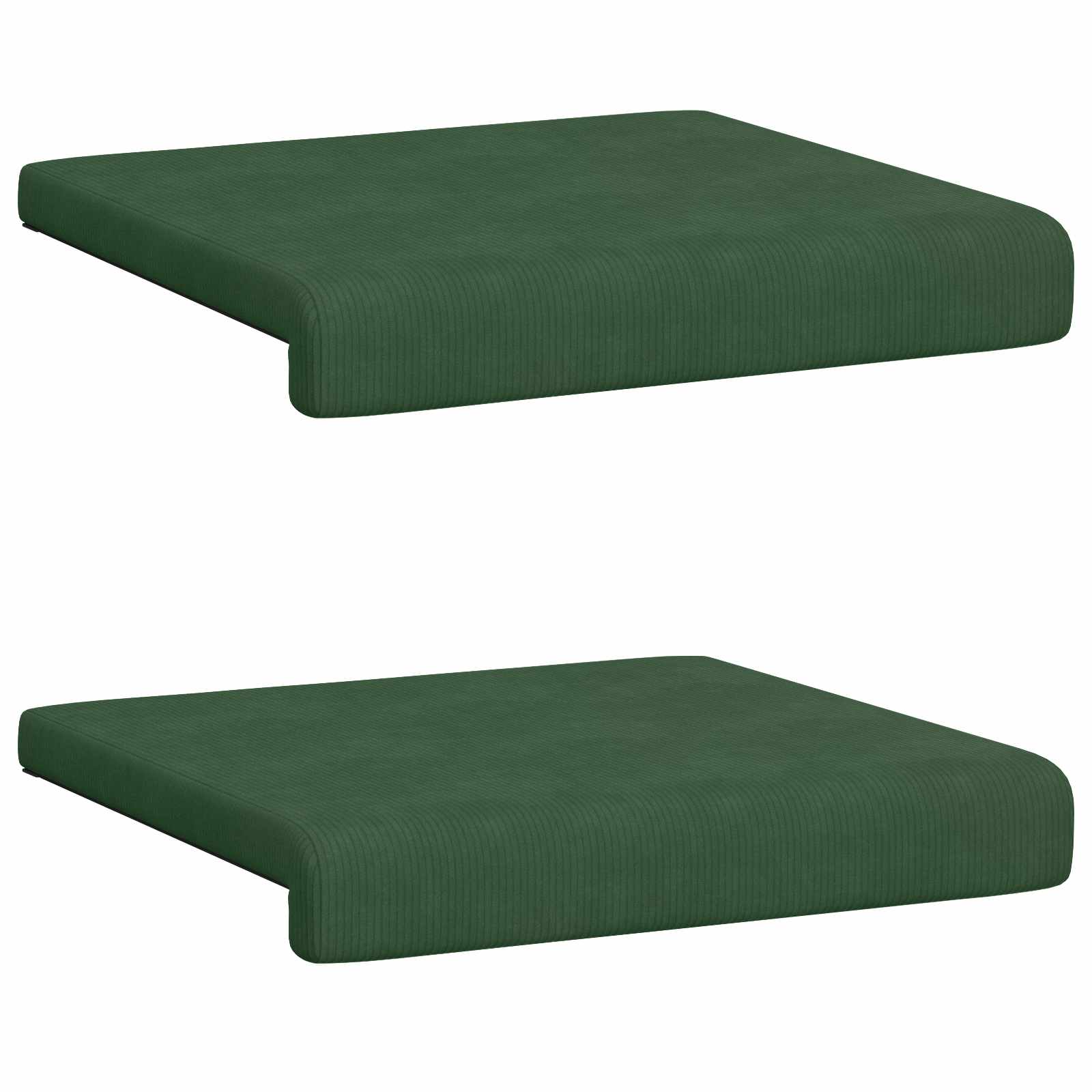 Bankkussen 2 pcs corduroy Donkergroen Diepte 35 cm image 6