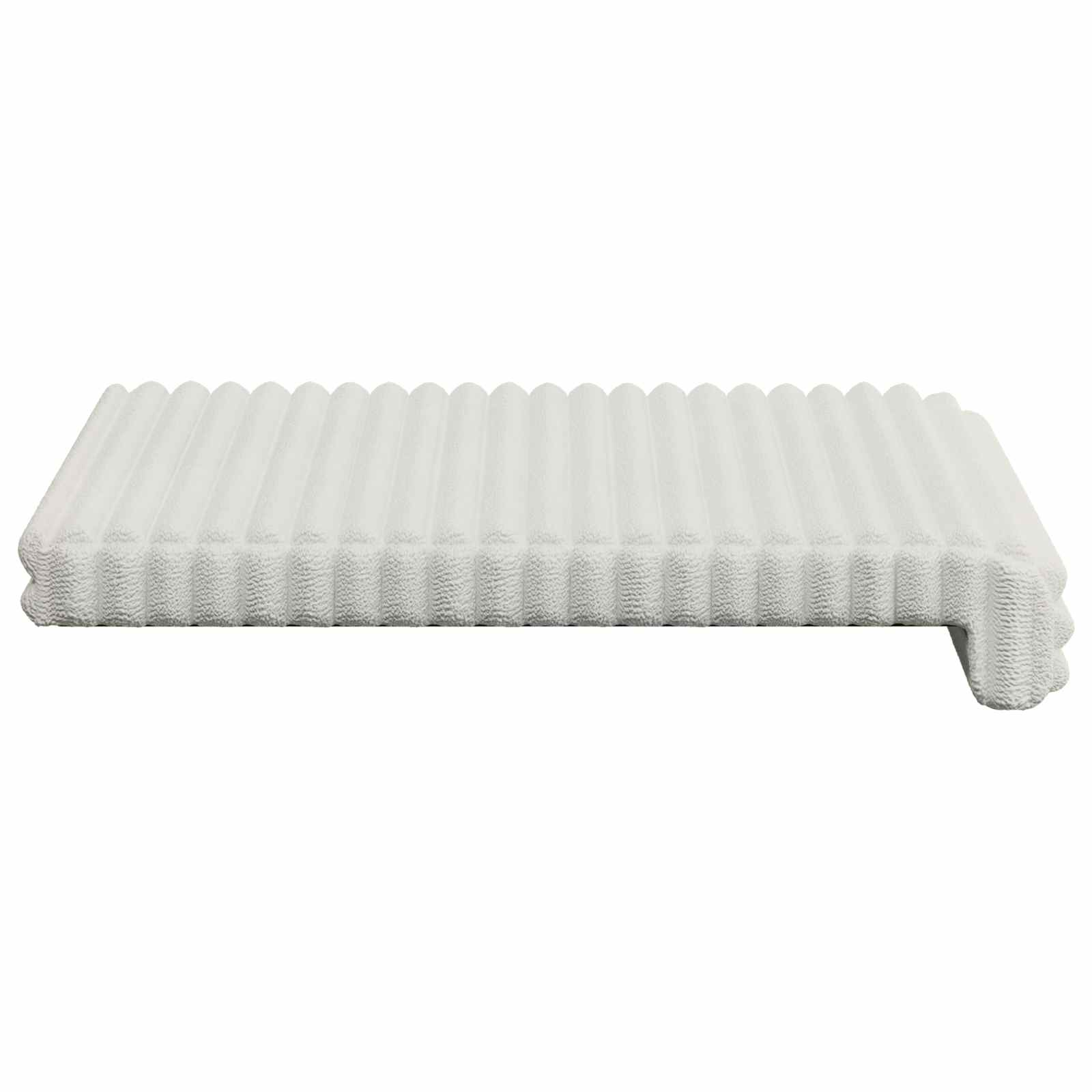 Bankkussen 2 pcs Pluche Corduroy Crèmekleurig Diepte 35 cm image 7