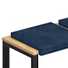 vidaXL Pingipadja 2 tk Pl&uuml;&uuml;&scaron;ist korduroy Tumesinine S&uuml;gavus 35 cm