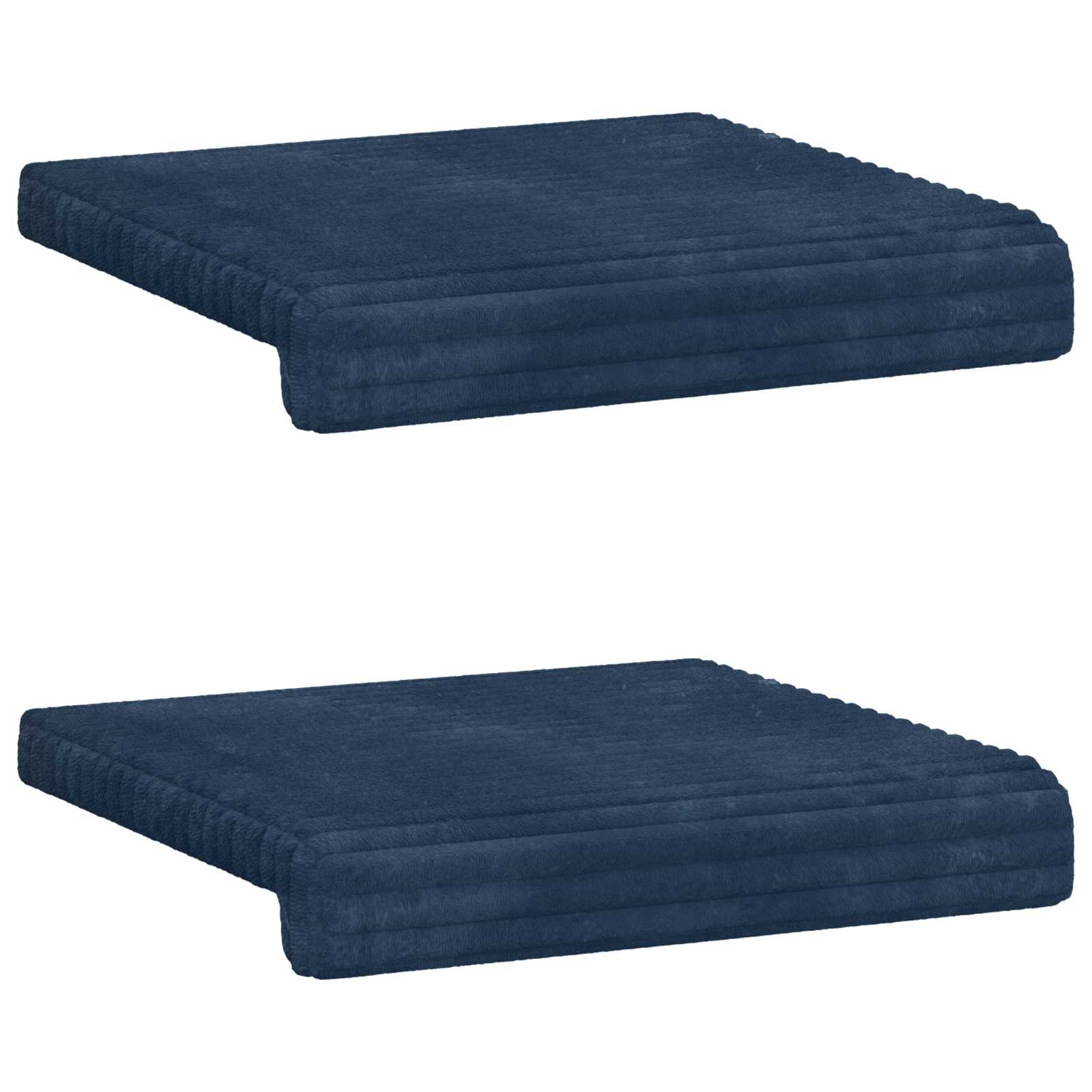 Bankkussen 2 pcs Pluche Corduroy Marineblauw Diepte 35 cm image 6