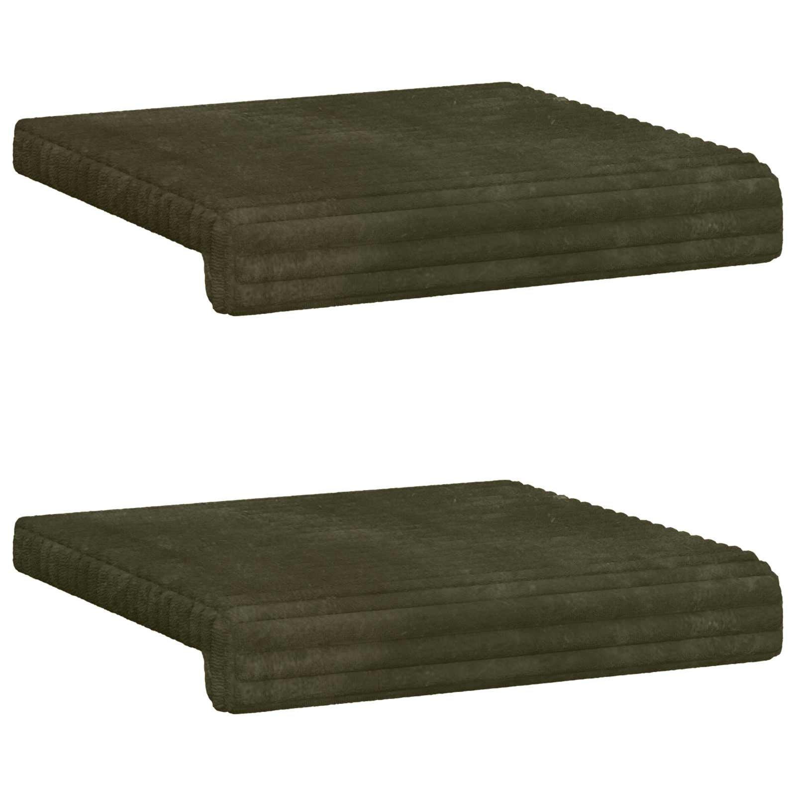 Bankkussen 2 pcs Pluche Corduroy Groen Diepte 35 cm image 6