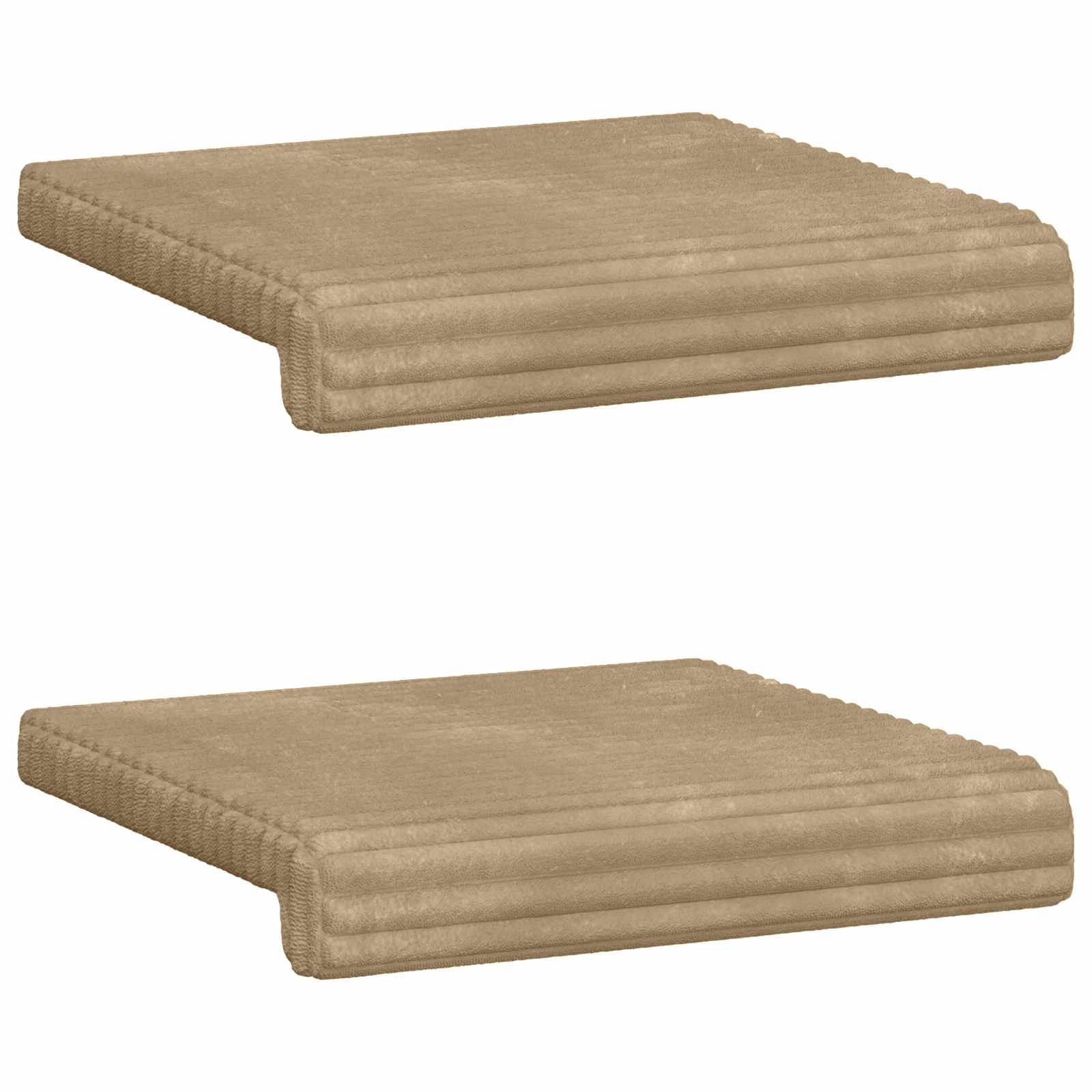 Bankkussen 2 pcs Pluche Corduroy Taupe Diepte 35 cm image 6