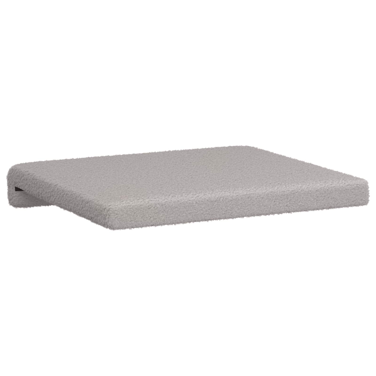 Bankkussen 2 pcs Sherpa Stof Lichtgrijs Diepte 35 cm image 8