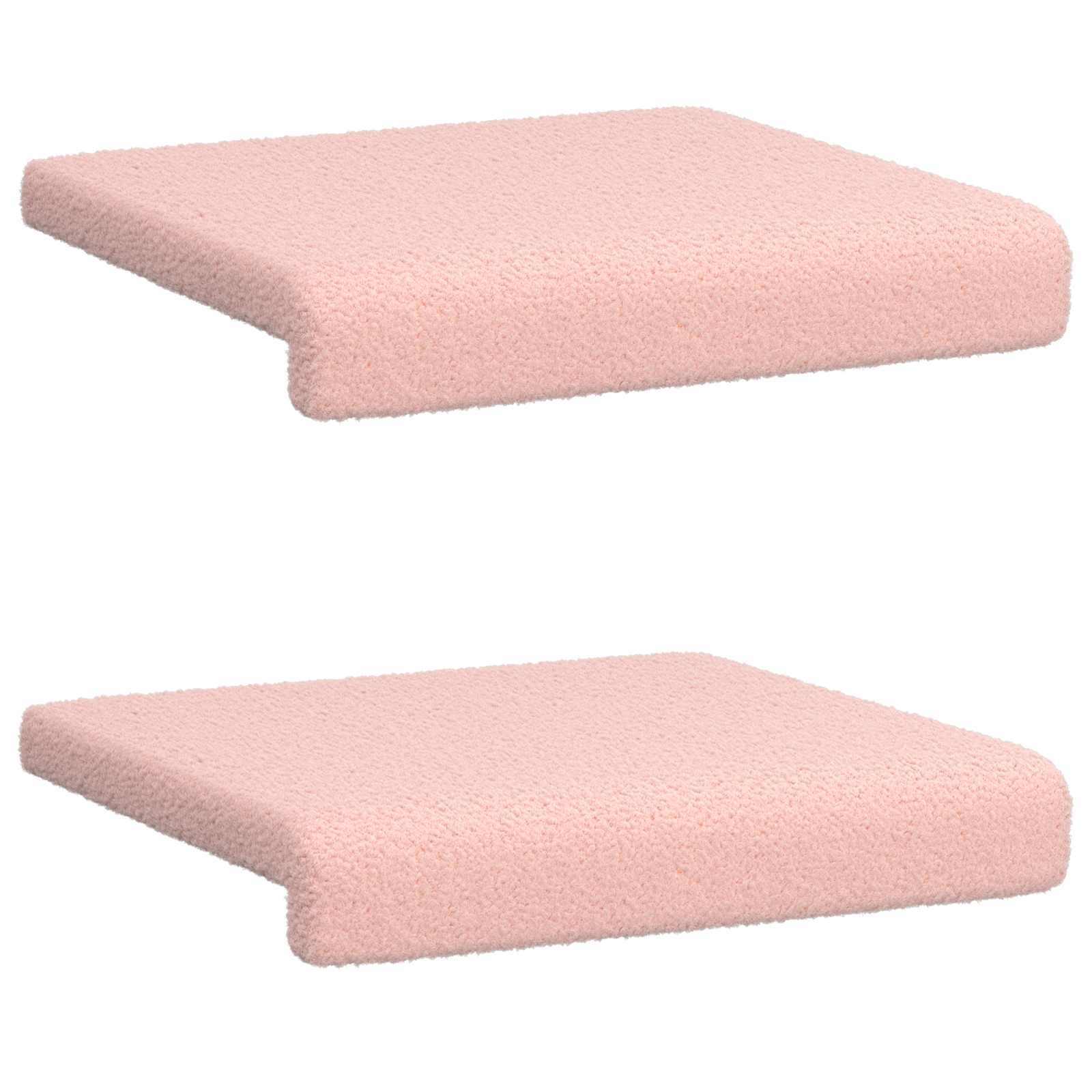 Bankkussen 2 pcs Sherpa Stof Roze Diepte 35 cm image 6