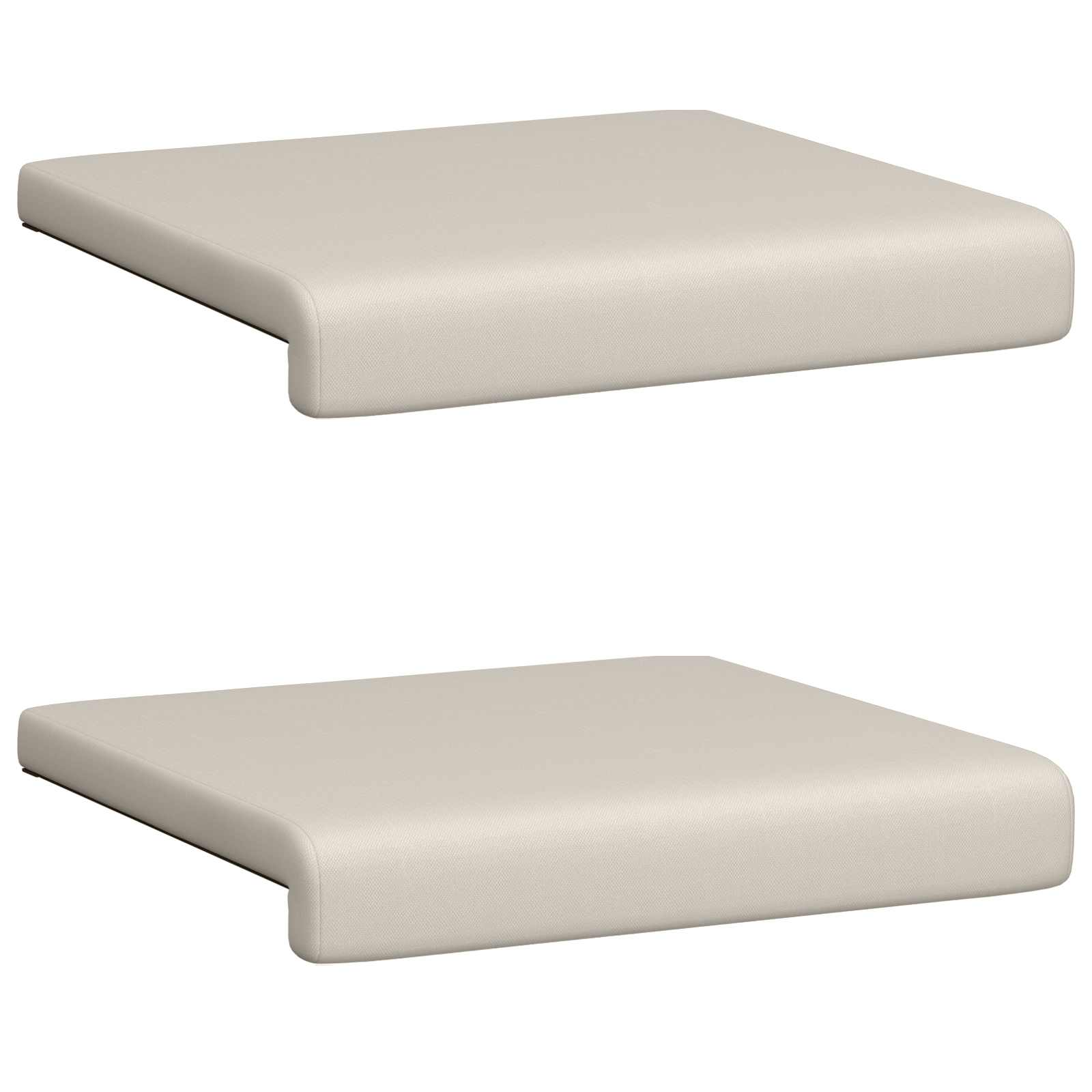 Bankkussen 2 pcs Textured Velvet Havermout Diepte 35 cm image 6