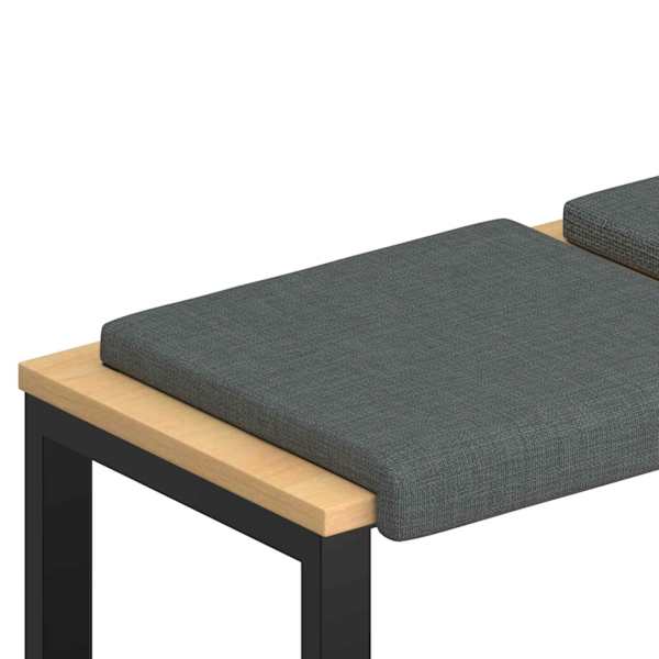 vidaXL Pingipadja 4 tk kangas Tumehall S&uuml;gavus 35 cm