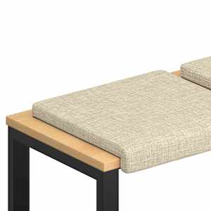 vidaXL Pingipadja 4 tk kangas Kreemjas S&uuml;gavus 35 cm