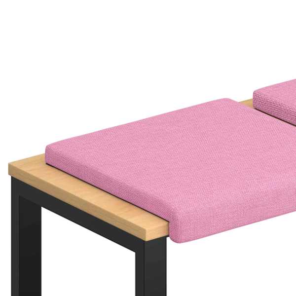 vidaXL Pingipadja 4 tk kangas Roosa S&uuml;gavus 35 cm