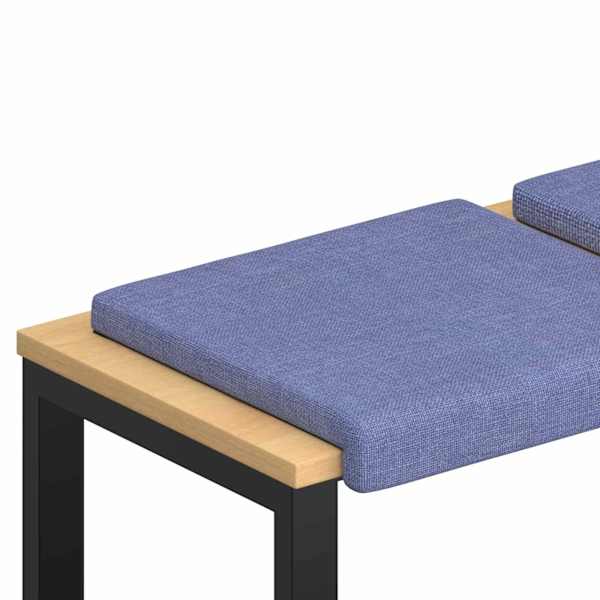vidaXL Pingipadja 4 tk kangas Jeans sinine S&uuml;gavus 35 cm