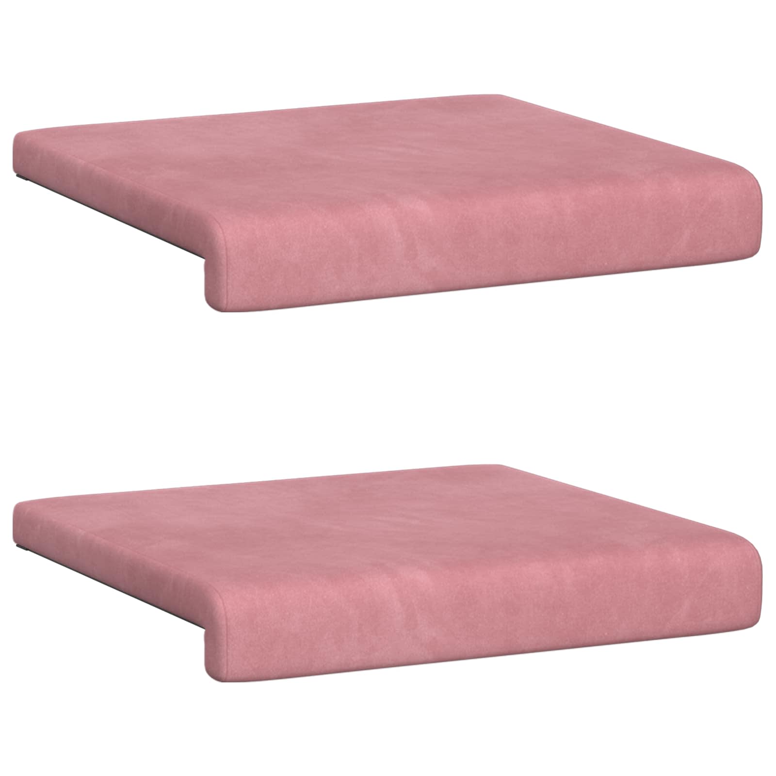 Bankkussen 4 pcs fluweel Roze Diepte 35 cm image 6