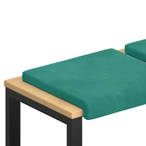 vidaXL Pingipadja 4 tk Samet T&uuml;rkiis S&uuml;gavus 35 cm