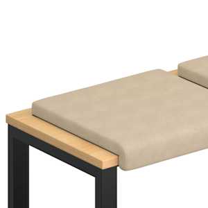 vidaXL Pingipadja 4 tk Mikrofiiber Kreemjas S&uuml;gavus 35 cm