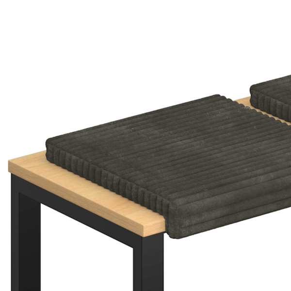 vidaXL Pingipadja 4 tk Pl&uuml;&uuml;&scaron;ist korduroy Antratsiit S&uuml;gavus 35 cm