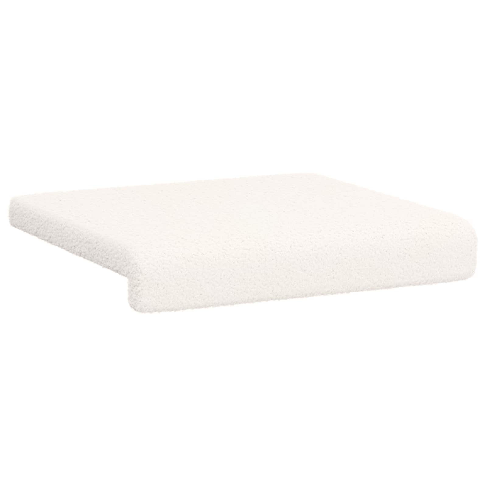 Bankkussen 4 pcs Sherpa Stof Crèmekleurig Diepte 35 cm image 5
