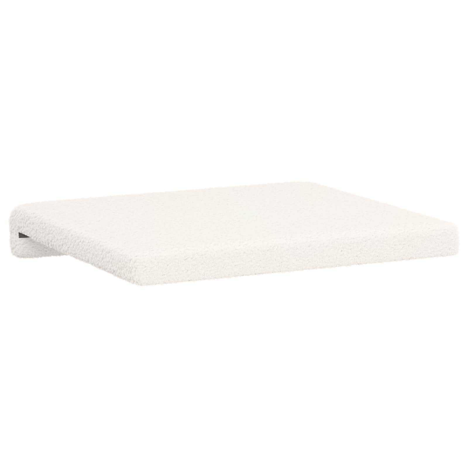 Bankkussen 4 pcs Sherpa Stof Crèmekleurig Diepte 35 cm image 8