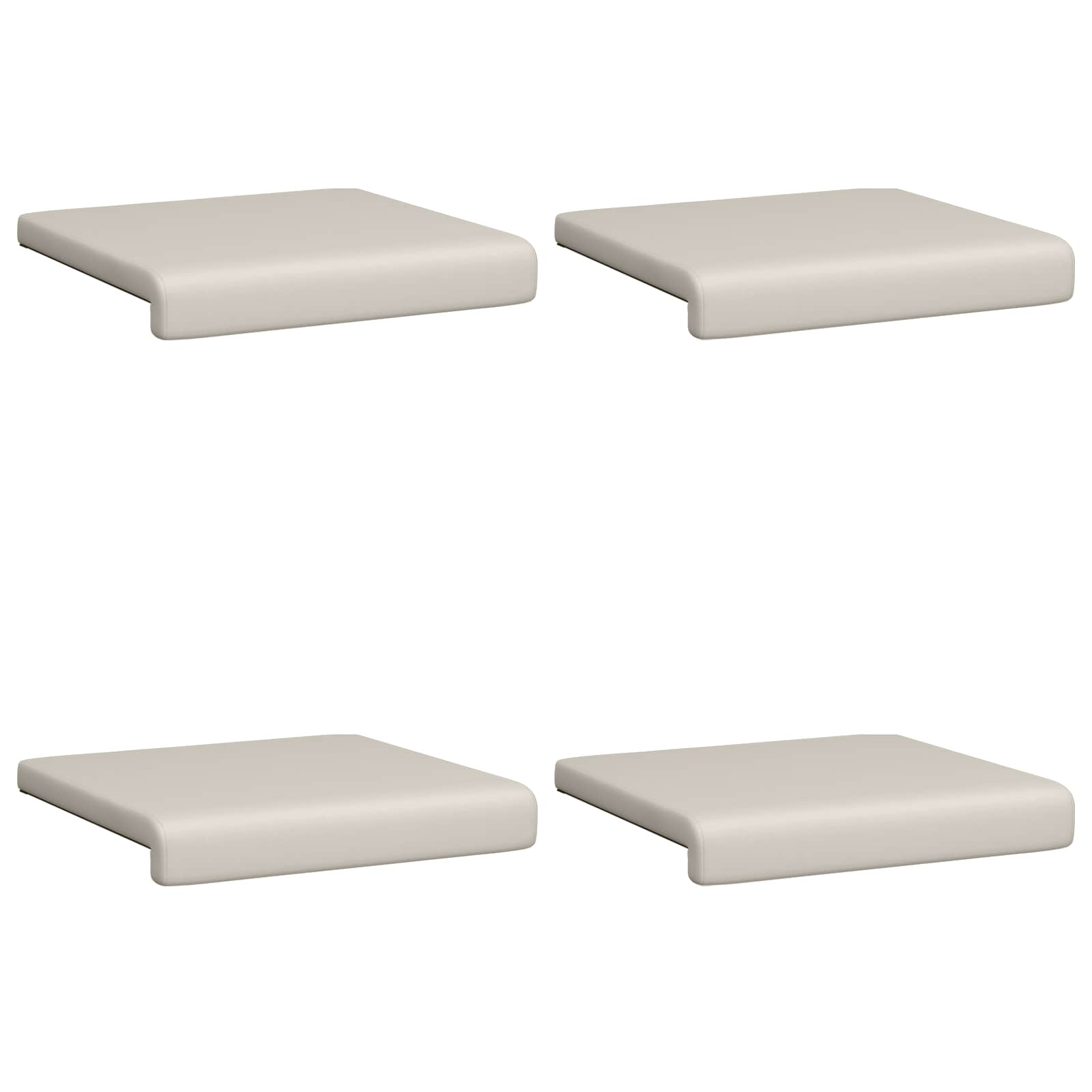 Bankkussen 4 pcs Textured Velvet Havermout Diepte 35 cm image 6