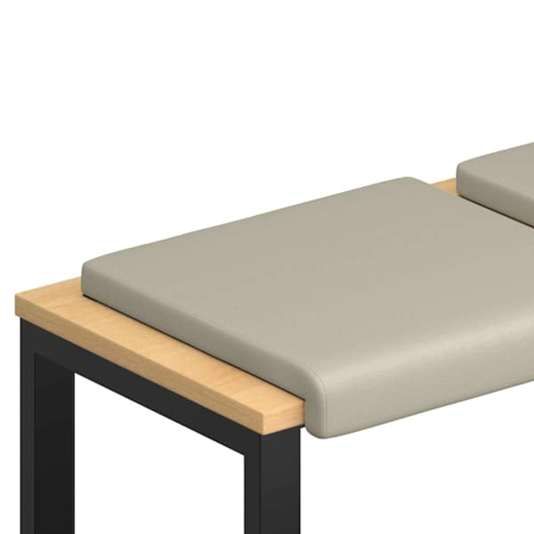 vidaXL Pingipadja 4 tk Tekstureeritud samet Liivakarva S&uuml;gavus 35 cm