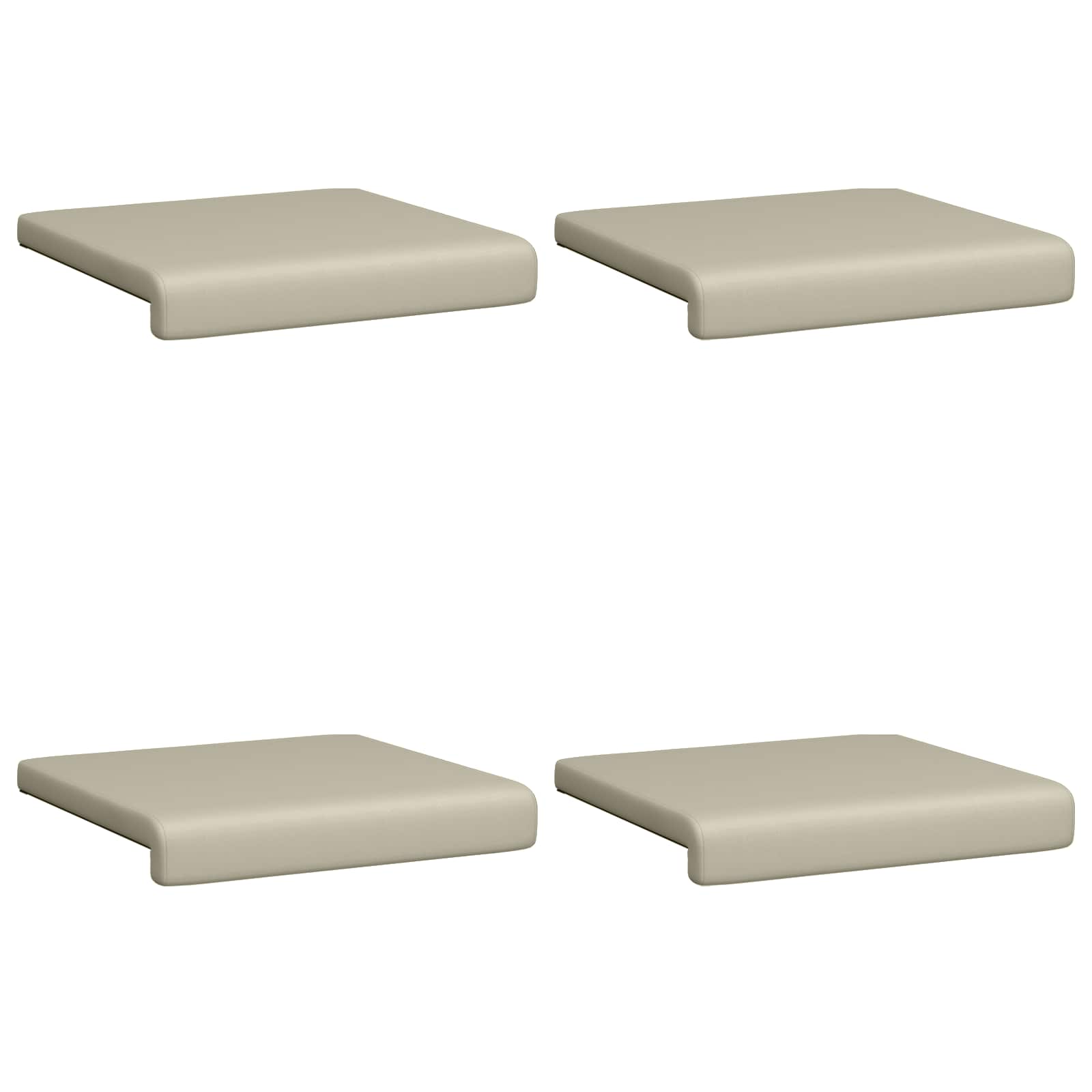Bankkussen 4 pcs Textured Velvet Zand Diepte 35 cm image 6