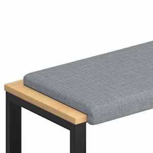 vidaXL Pingipadja kangas Helehall S&uuml;gavus 35 cm