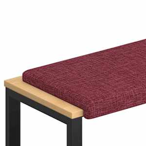 vidaXL Pingipadja kangas Veinpunane S&uuml;gavus 35 cm