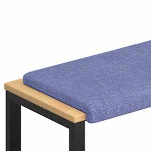vidaXL Pingipadja kangas Jeans sinine S&uuml;gavus 35 cm