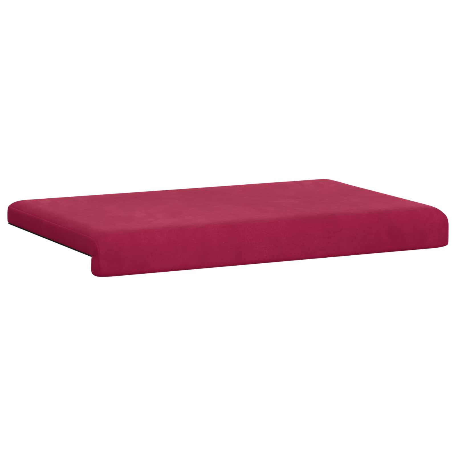 Bankkussen fluweel Wijnrood Diepte 35 cm image 5