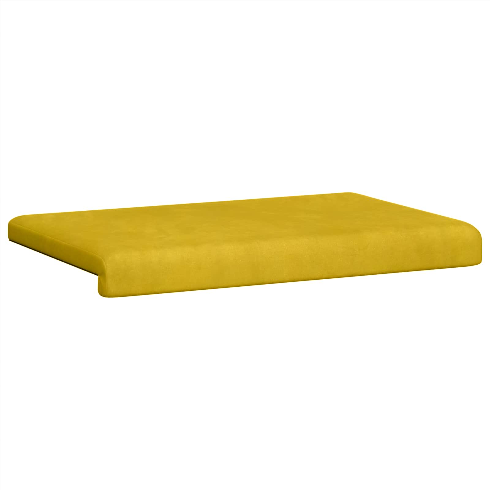 Bankkussen fluweel Geel Diepte 35 cm image 5