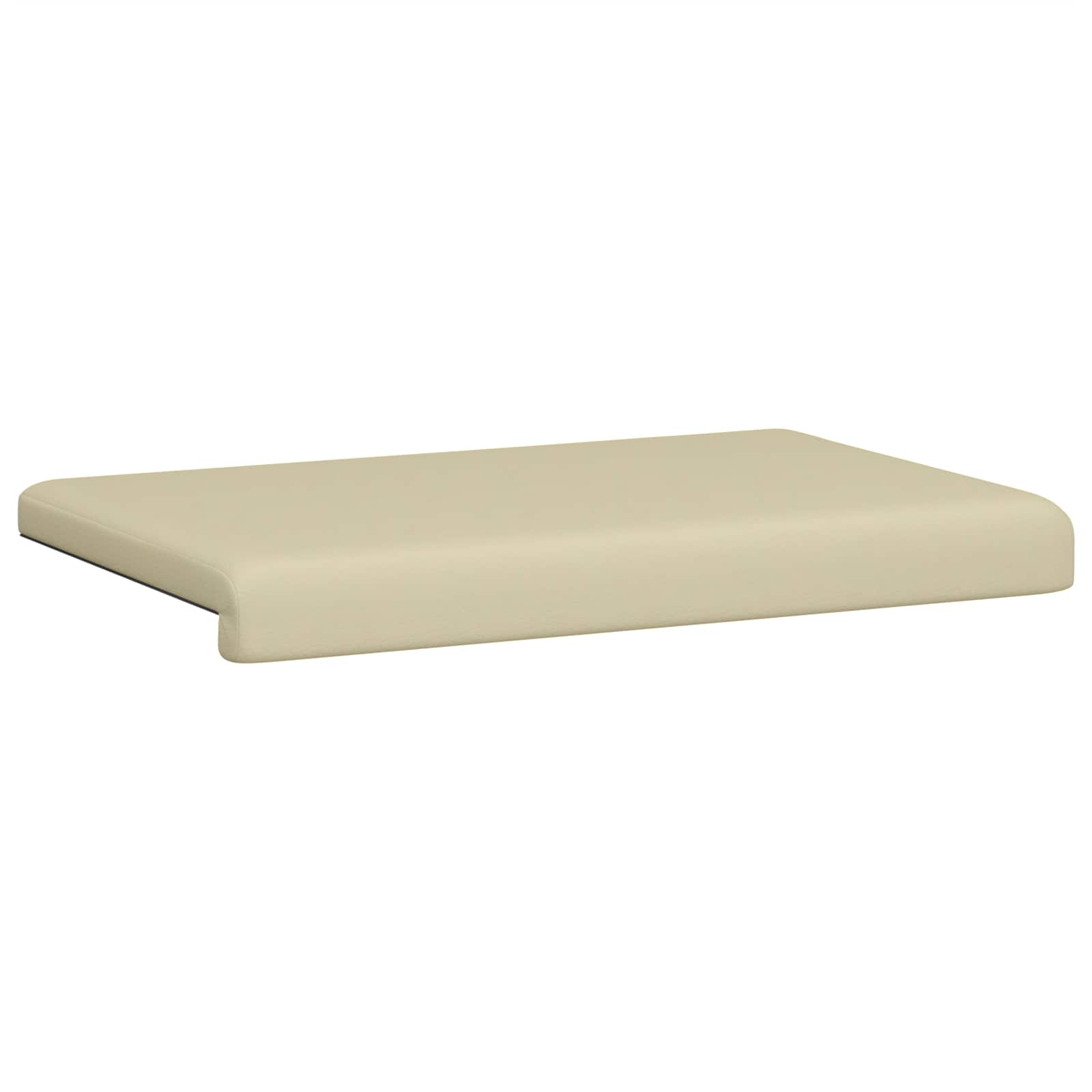 Bankkussen Kunstleer Crèmekleurig Diepte 35 cm image 5