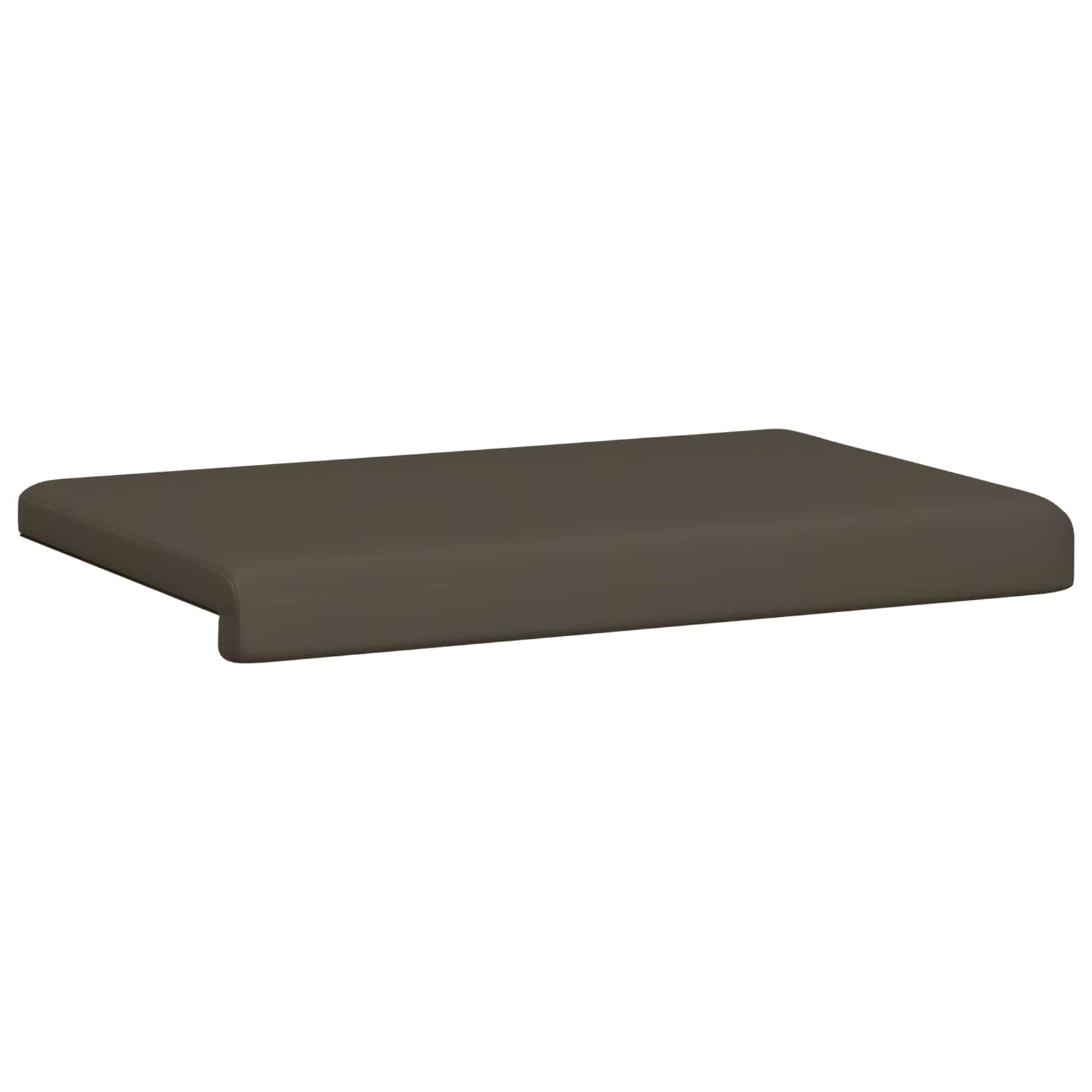 Bankkussen Kunstleer Grijs Diepte 35 cm image 5