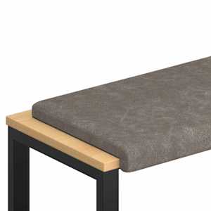 vidaXL Pingipadja Kunstnahk Hall S&uuml;gavus 35 cm