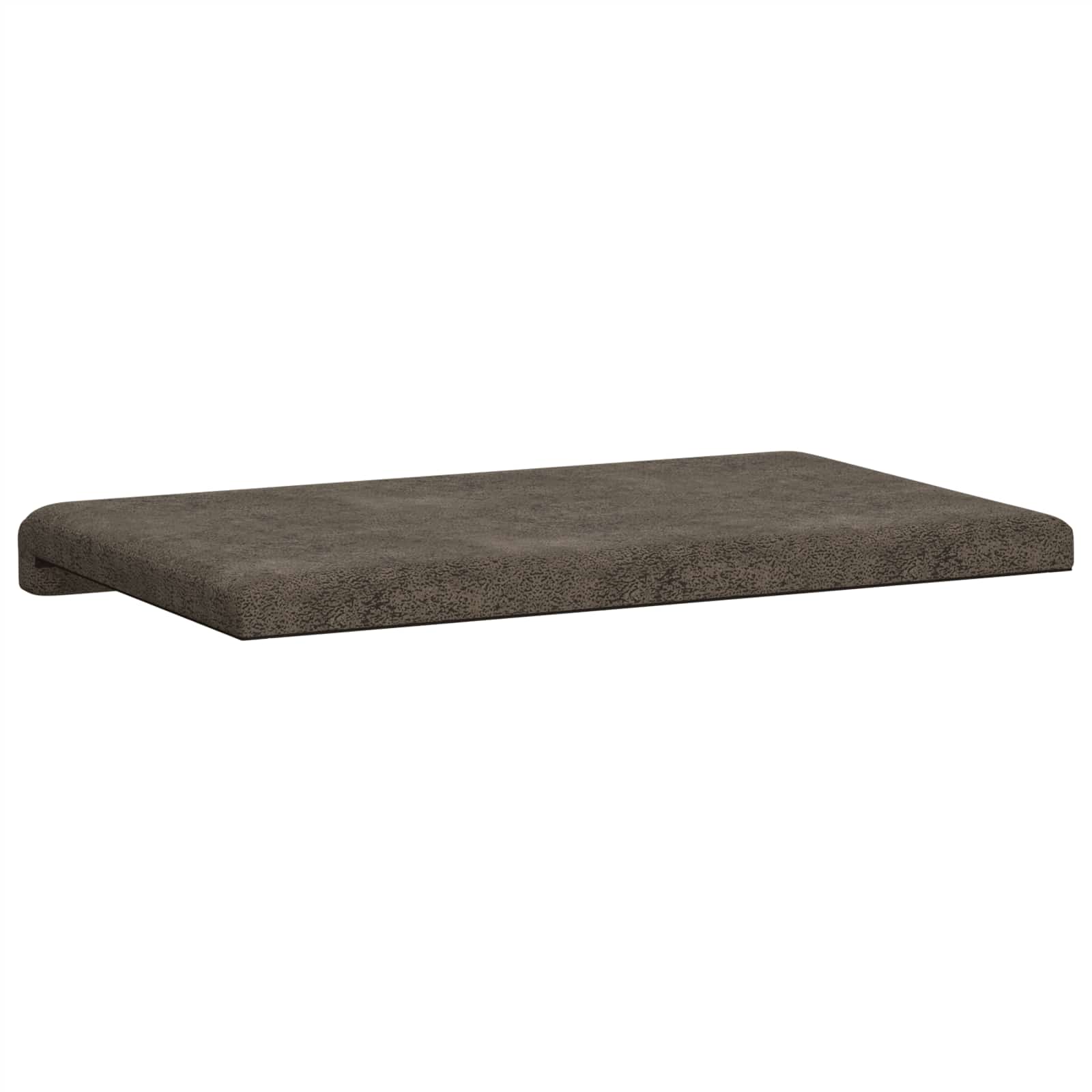Bankkussen Faux Suède Stof Donkergrijs Diepte 35 cm image 7