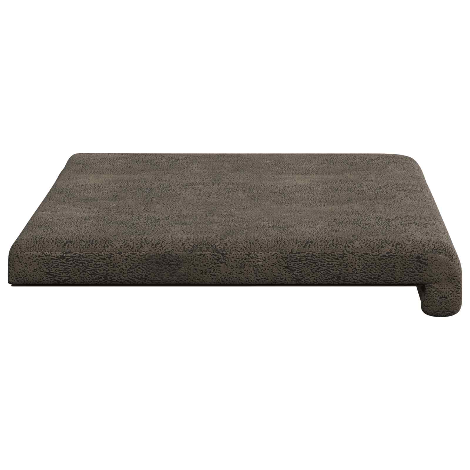 Bankkussen Faux Suède Stof Donkergrijs Diepte 35 cm image 6