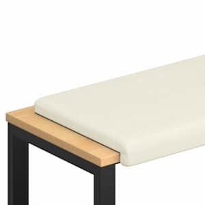 vidaXL Pingipadja manchester Kreemjas S&uuml;gavus 35 cm