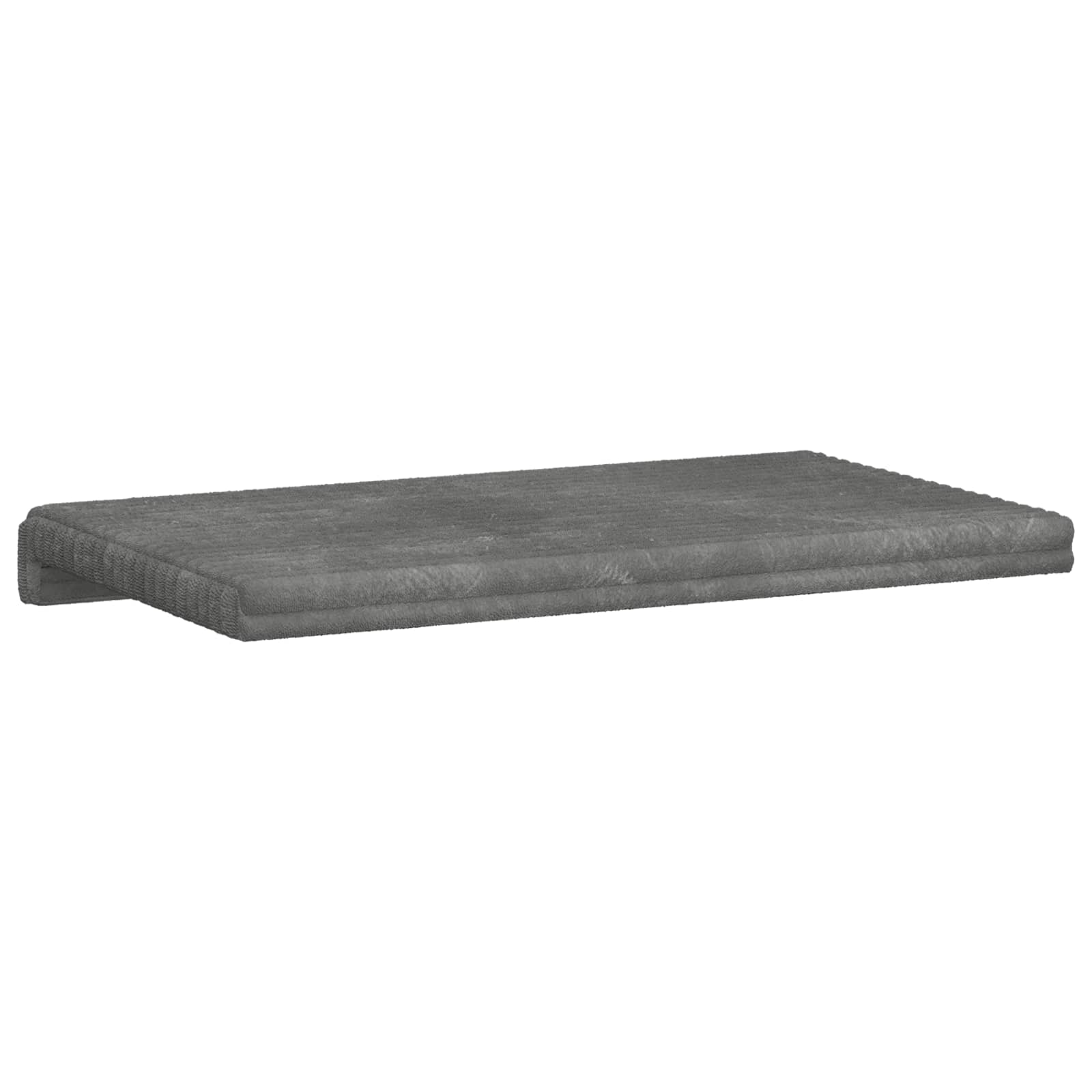 Bankkussen Pluche Corduroy Lichtgrijs Diepte 35 cm image 7