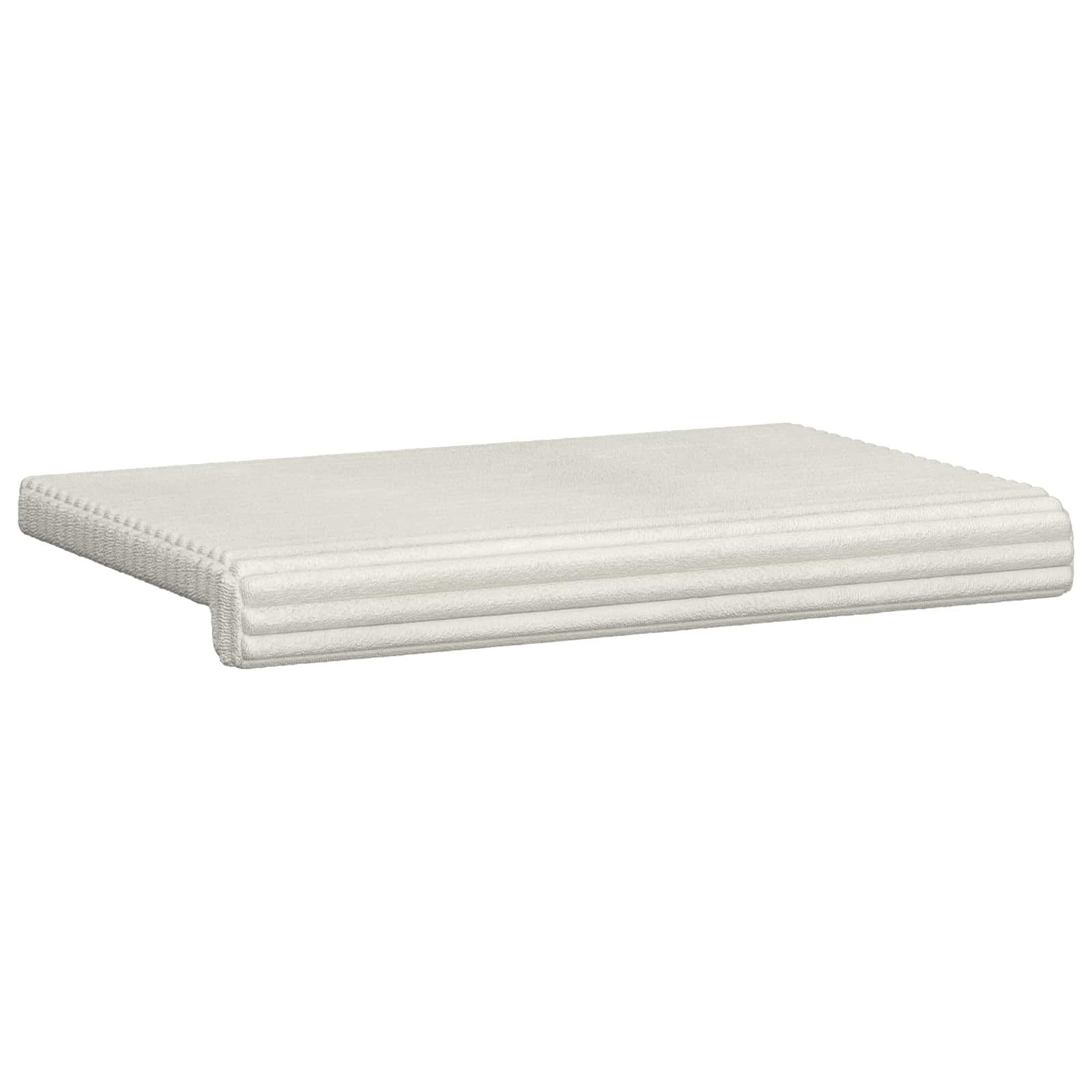 Bankkussen Pluche Corduroy Crèmekleurig Diepte 35 cm image 5