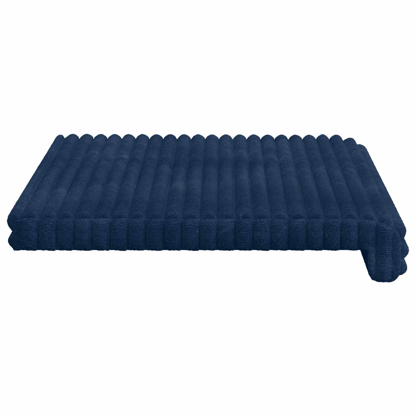 Bankkussen Pluche Corduroy Marineblauw Diepte 35 cm image 6