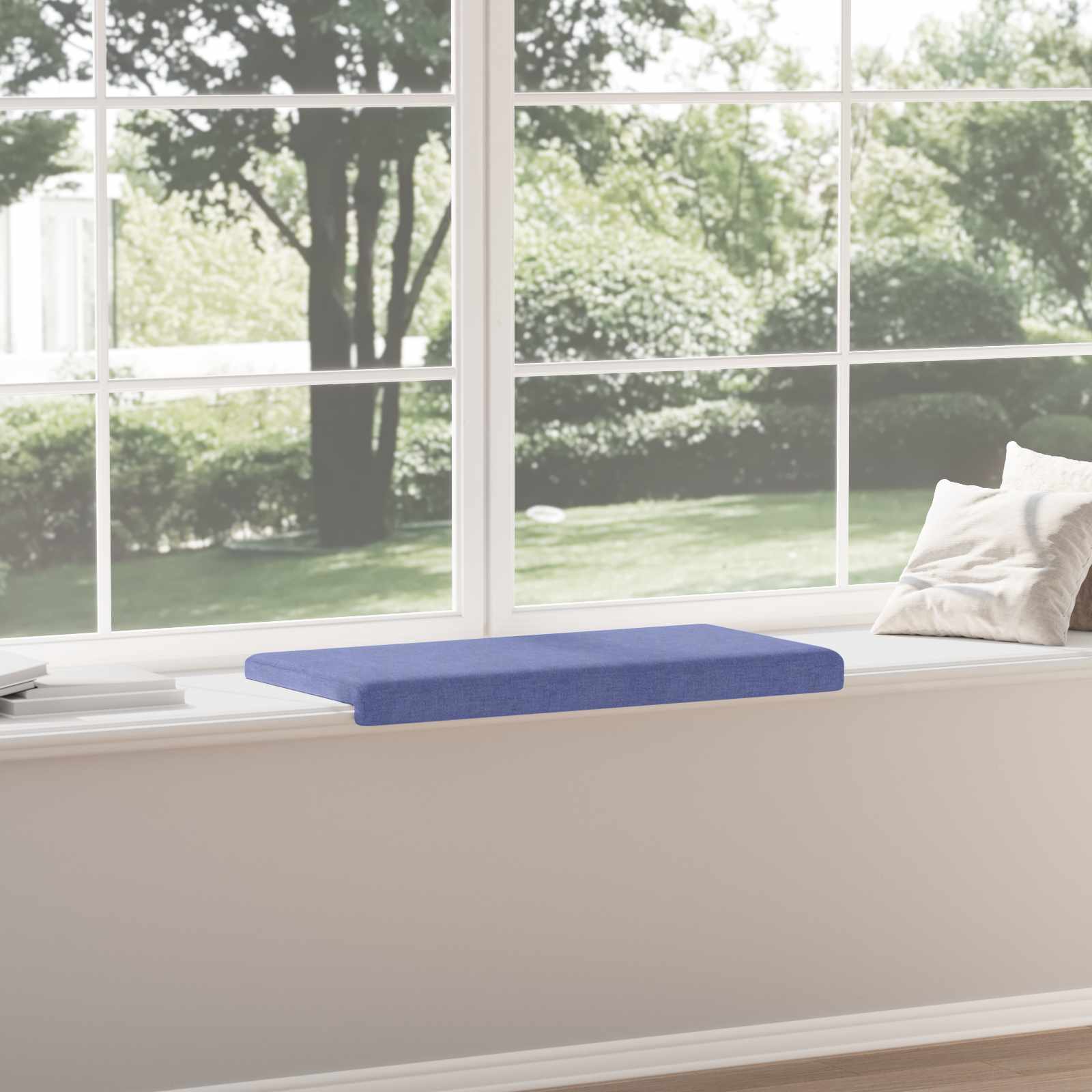 Bankkussen Stof Jeans Blauw Diepte 35 cm image 4