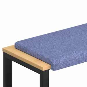 vidaXL Pingipadja kangas Jeans sinine S&uuml;gavus 35 cm