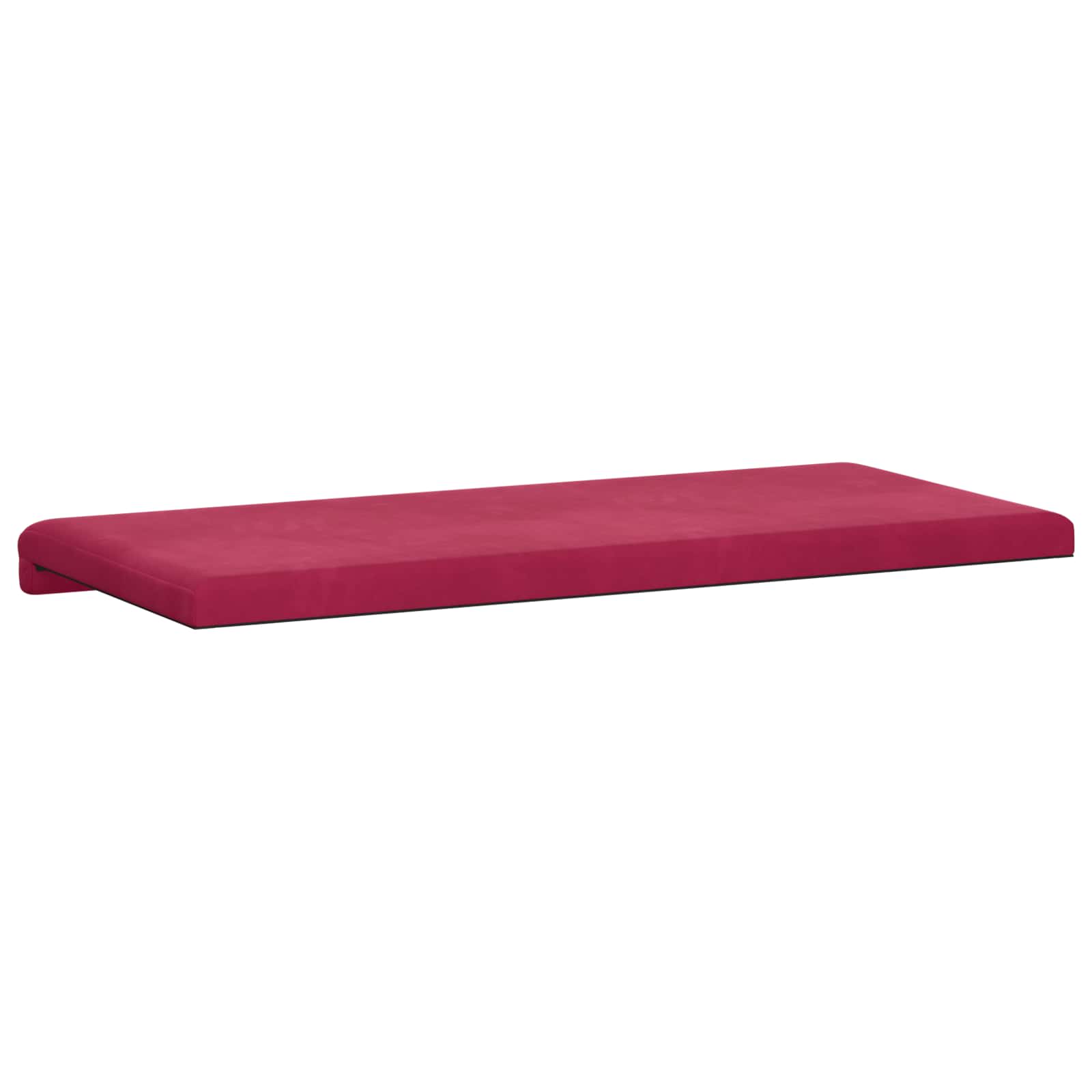 Bankkussen fluweel Wijnrood Diepte 35 cm image 7