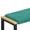 vidaXL Pingipadja Samet T&uuml;rkiis S&uuml;gavus 35 cm
