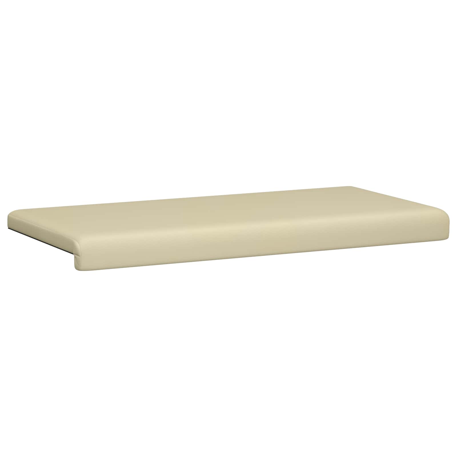 Bankkussen Kunstleer Crèmekleurig Diepte 35 cm image 5