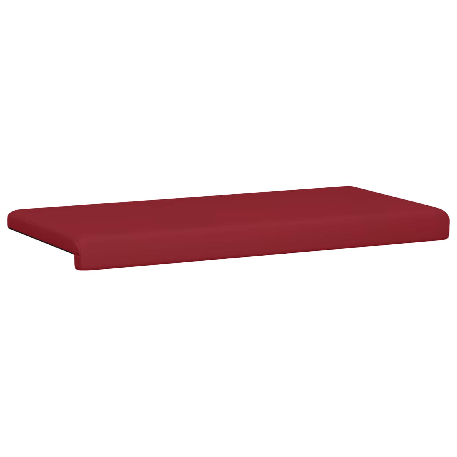 Bankkussen Kunstleer Wijnrood Diepte 35 cm image 5